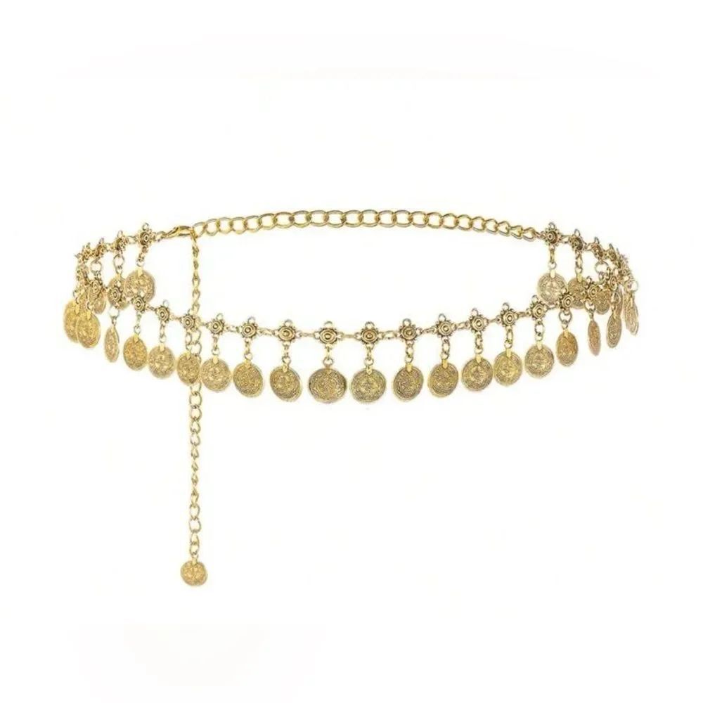 boho coin belt A648